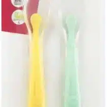 Badabulle Lot de 2 cuillères en silicone 1er âge prix Maroc | Bebemaman.ma
