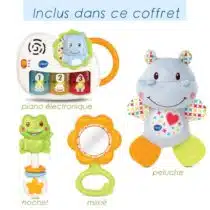 VTech Coffret naissance - Eveil des sens Bleu prix Maroc | Bebemaman.ma