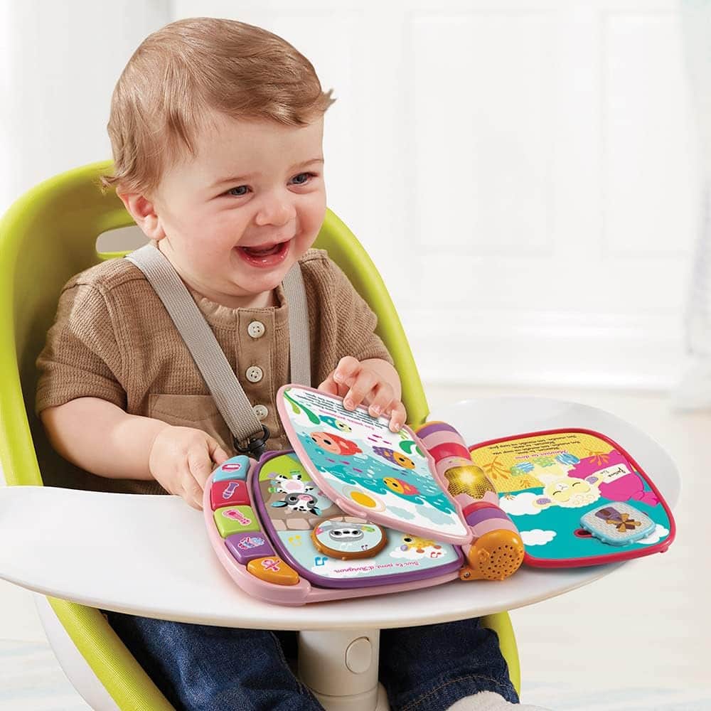 Bebemaman Vtech Livre interactif Do-Ré-Mi Rose 2