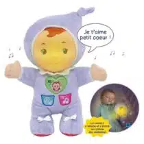 VTech Peluche veilleuse Louison Mon Lumi Poupon prix Maroc | Bebemaman.ma