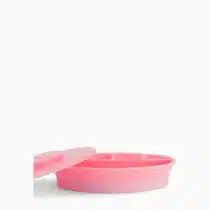 Twistshake Assiette 3 compartiments avec couvercle Rose prix Maroc | Bebemaman.ma