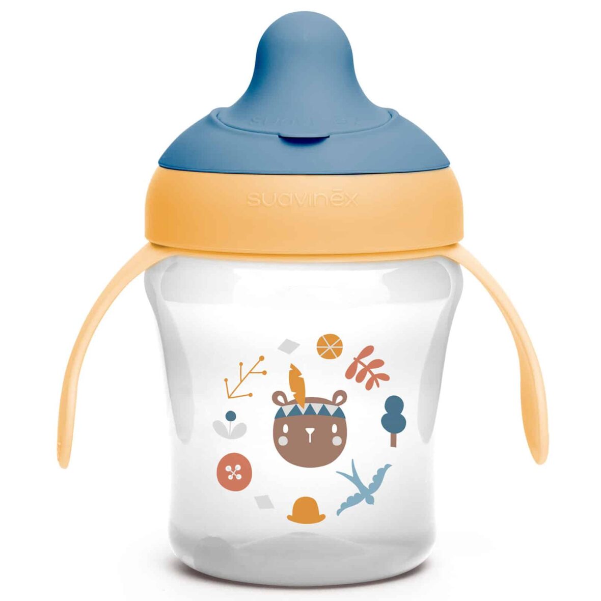 Suavinex Tasse à bec Into the forest Jaune +6m 200ml