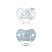 Suavinex 2 sucettes Symétriques SX Pro 18mois+ Bleu pastel prix Maroc | Bebemaman.ma