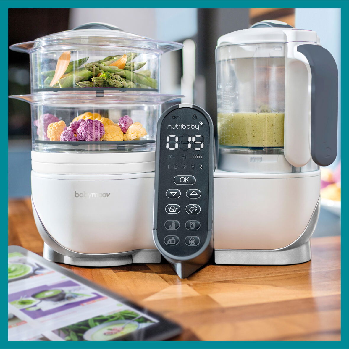 Bebemaman-Babymoov Robot multifonction Nutribaby Plus Loft white-7