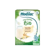 Retrouvez Modilac Céréales Bio Vanille 6m+ au meilleur prix sur Bebemaman.ma . Livraison à domicile partout au Maroc.