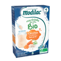 Modilac Mes céréales du soir Bio Carottes 250 g 2