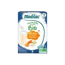 Retrouvez Modilac Mes Céréales du soir Bio Carottes 4m+ au meilleur prix sur Bebemaman.ma . Livraison à domicile partout au Maroc. Paiement à la livraison.