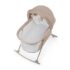 Kinderkraft Lit parapluie berceau Lovi beige 3en1 prix Maroc | Bebemaman.ma