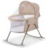 Kinderkraft Lit parapluie berceau Lovi beige 3en1 prix Maroc | Bebemaman.ma