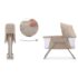 Kinderkraft Lit parapluie berceau Lovi beige 3en1 prix Maroc | Bebemaman.ma