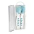 Beaba Set 2 couverts ergonomiques 2ème âge Bleu prix Maroc | Bebemaman.ma
