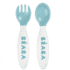 Beaba Set 2 couverts ergonomiques 2ème âge Bleu prix Maroc | Bebemaman.ma