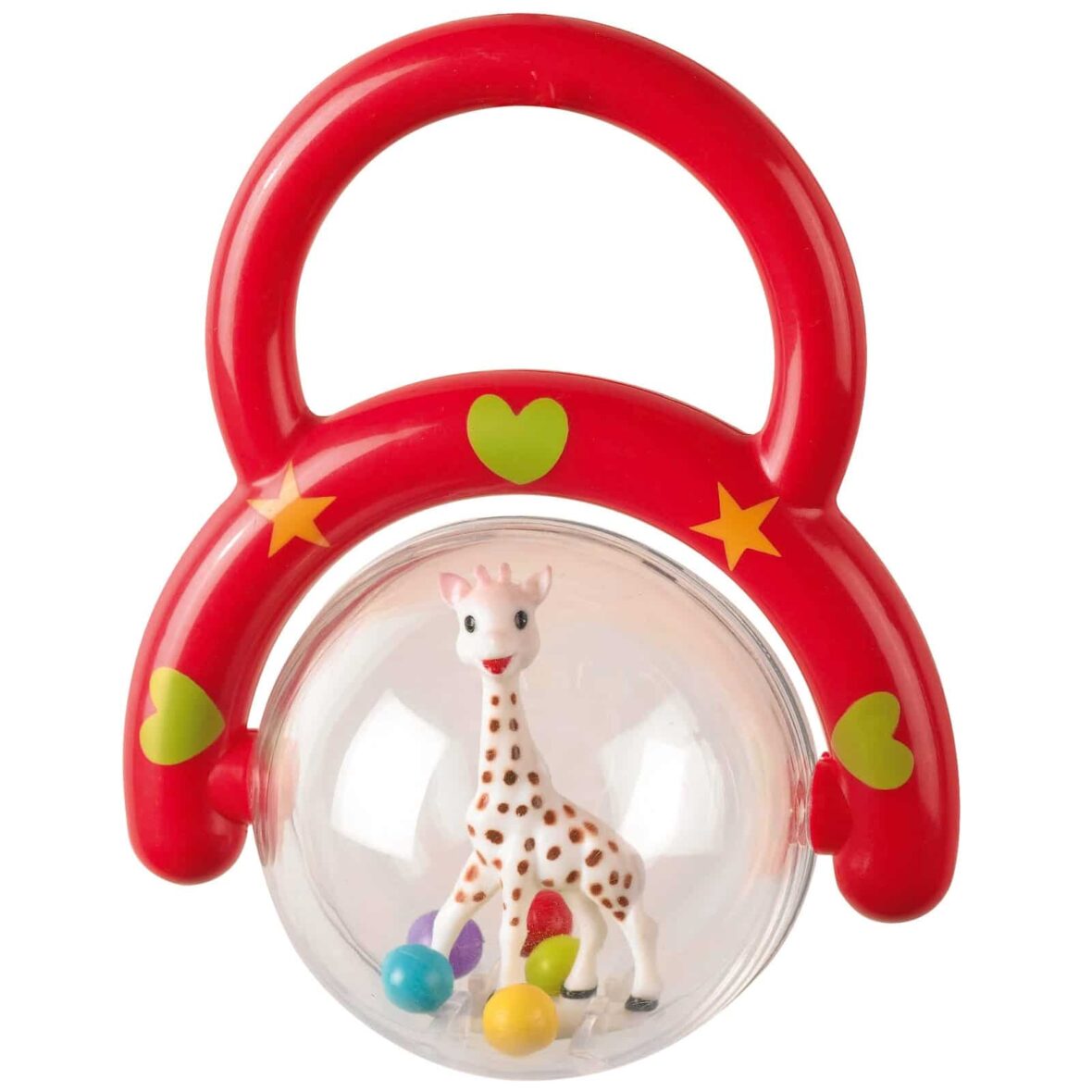 Sophie La Girafe Hochet poignée rouge
