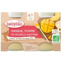 Retrouvez BabyBio Mangue Pomme de Nouvelle-Aquitaine 4mois+ aux meilleurs prix sur Bebemaman.ma . Livraison partout au Maroc.