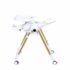 Peg Perego Chaise Haute Prima Pappa Follow Me Gold prix Maroc | Bebemaman.ma