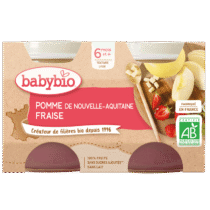 Retrouvez BabyBio Pomme d’Aquitaine & Fraise 6mois+ aux meilleurs prix sur Bebemaman.ma . Livraison partout au Maroc.