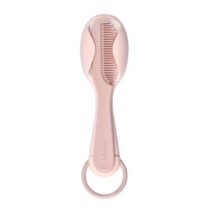 bebemaman-beaba-Peigne + brosse Bubble Mineral rose