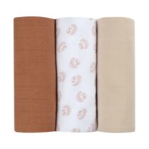 Retrouvez Beaba Lot de 3 langes en coton Bio Hérisson aux meilleurs prix sur Bebemaman.ma . Livraison à domicile partout au Maroc.