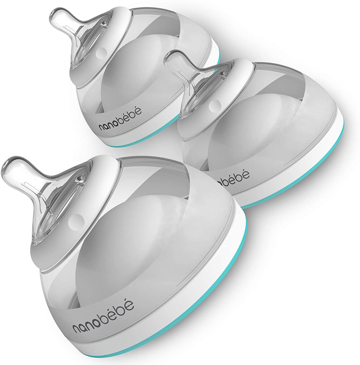 Nanobebe Lot de 3 Biberons d’Allaitement 150 ml