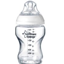 Retrouvez Tommee Tippee Biberon en Verre Closer to Nature 0m+ 250ml au meilleur prix sur Bebemaman.ma . Livraison à domicile partout au Maroc.