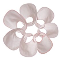 Retrouvez Trois Kilos Sept Lot de 7 Bavoirs Rose en coton aux meilleurs prix sur Bebemaman.ma . Livraison à domicile partout au Maroc.