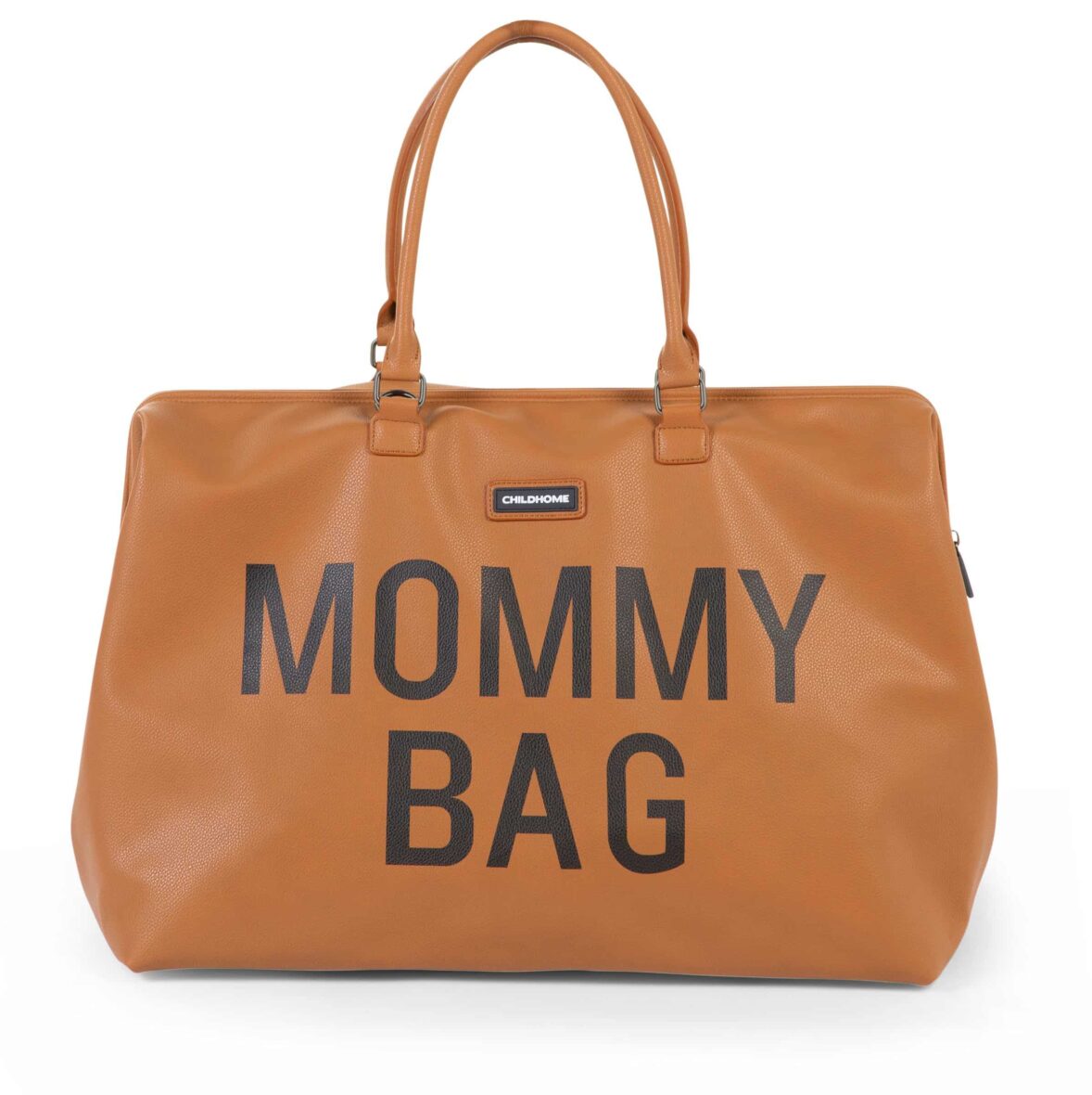 Mommy Bag Sac à langer Look Cuir Brun