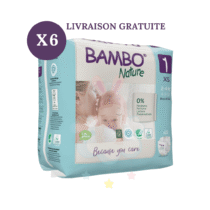 Retrouvez Bambo Nature Pack x6 Couches Écologiques T1 | 2-4 kg | 132 couches aux meilleurs prix sur bebemaman.ma. Livraison partout au Maroc.