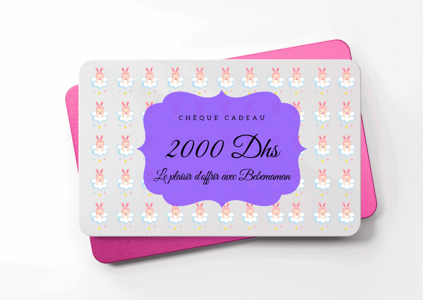 Bebemaman Chèque Cadeau 2000 Dhs