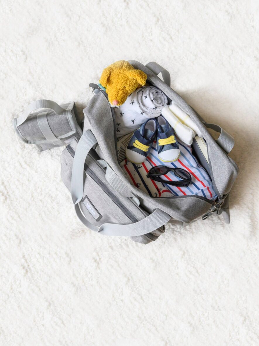 Bebemaman-Beaba-Sac à langer Genève II Gris-2