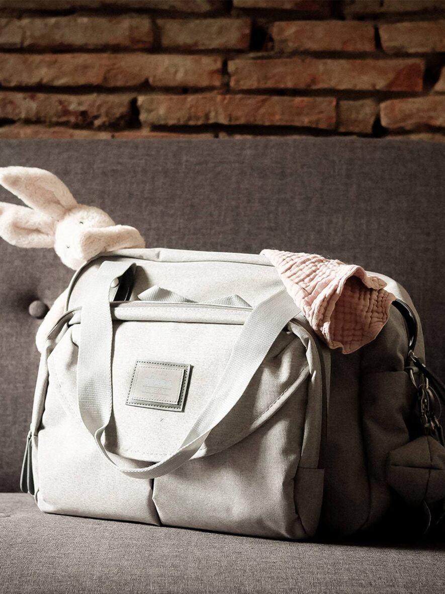 Bebemaman-Beaba-Sac à langer Genève II Gris-4