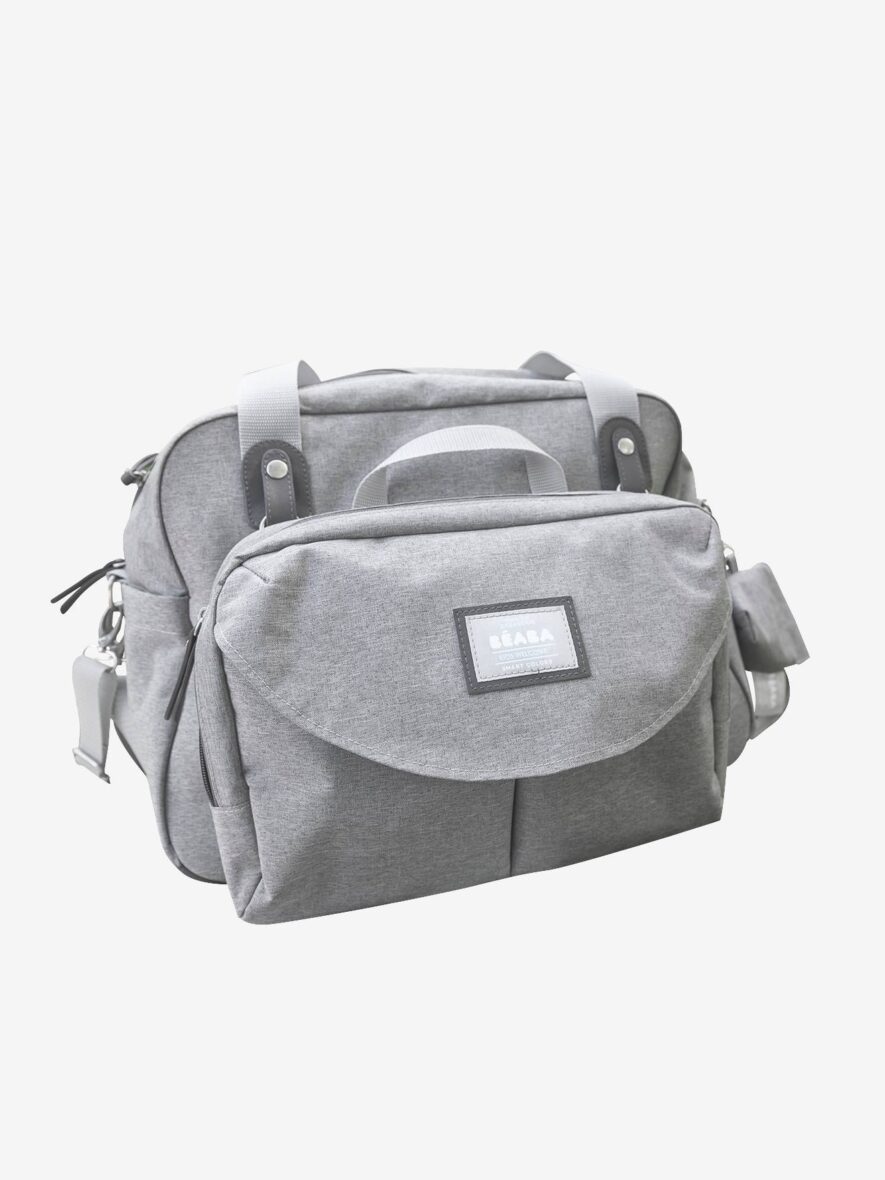 Bebemaman-Beaba-Sac à langer Genève II Gris-6