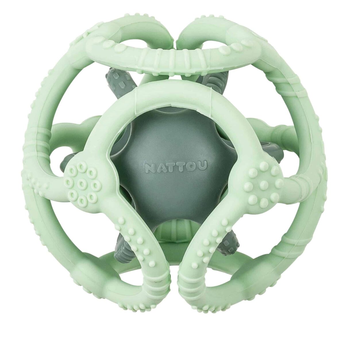 Nattou Set de Balles 2 pièces Silicone Vert