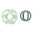 Nattou Set de Balles 2 pièces Silicone Vert prix Maroc | Bebemaman.ma