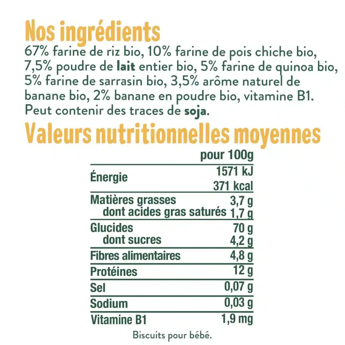 Good Goût Biscuits carrés à la banane 50g 8m+ – 3 – bebemaman