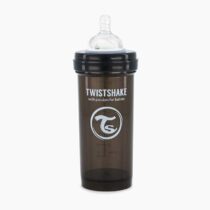 Twistshake Biberon anti-colique 260ml Noir prix Maroc | Bebemaman.ma