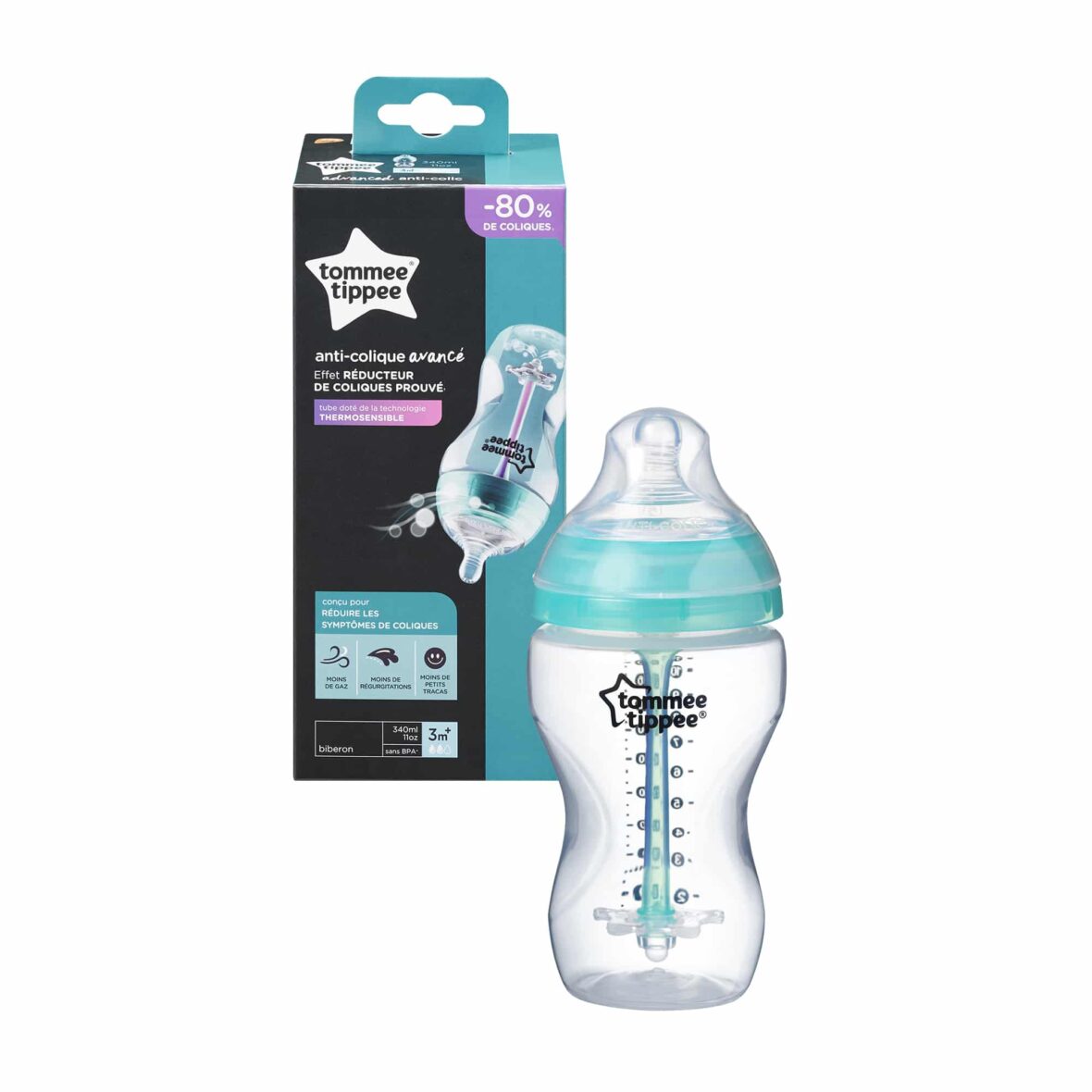 Tommee Tippee Biberon anti-colique avancé 340ml