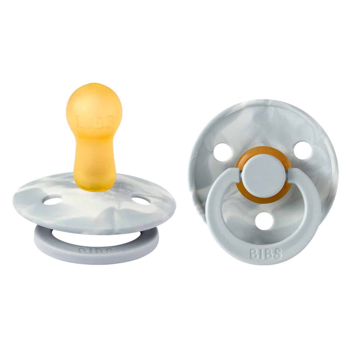 Bibs Lot de 2 Sucettes Tie and Dye Cloud Ivory 6-18 mois