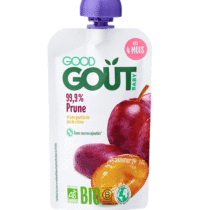 Retrouvez Good Goût Gourde de fruits prune 120g 4m+ aux meilleurs prix sur Bebemaman.ma . Livraison à domicile partout au Maroc.