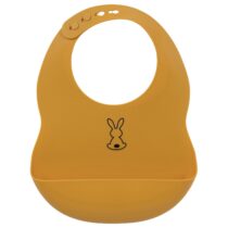 Retrouvez Nattou Bavoir en Silicone Ocre aux meilleurs prix sur Bebemaman.ma . Livraison à domicile partout au Maroc.