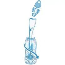 Retrouvez NUK Goupillon flexible TWIST - Bleu aux meilleurs prix sur Bebemaman.ma . Livraison à domicile partout au Maroc.