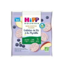 Retrouvez Hipp Galettes de Riz à la Myrtille 10m+ au meilleur prix sur Bebemaman.ma . Livraison partout au Maroc.