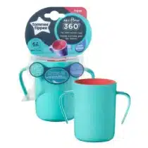 Retrouvez Tommee Tippee Tasse 360° avec anses bleu 6m+ aux meilleurs prix sur Bebemaman.ma . Livraison à domicile partout au Maroc.
