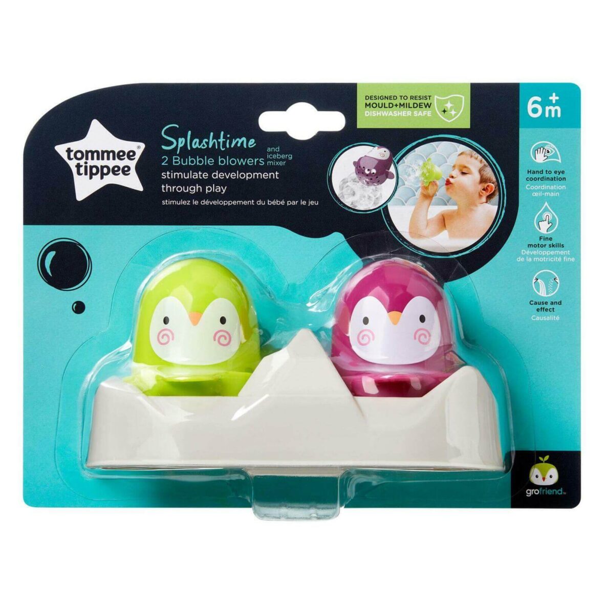 Tommee Tippee Splashtime Lot 2 Pingouins à bulles
