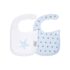 Retrouvez Interbaby Lot de 2 bavoirs coton étoile - Bleu 0m+ aux meilleurs prix sur Bebemaman.ma . Livraison à domicile partout au Maroc.