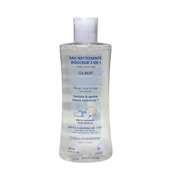 Gilbert Eau Nettoyante Douceur 3en1 Bebe 200ml - Bebemaman.ma