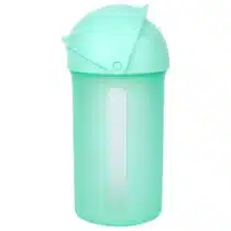 Boon SWIG Gourde à Paille en silicone 270ml - Bleu - 3 - bebemaman.ma