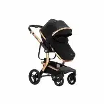 Kikkaboo Poussette 3 en 1 Irène Noir prix Maroc | Bebemaman.ma