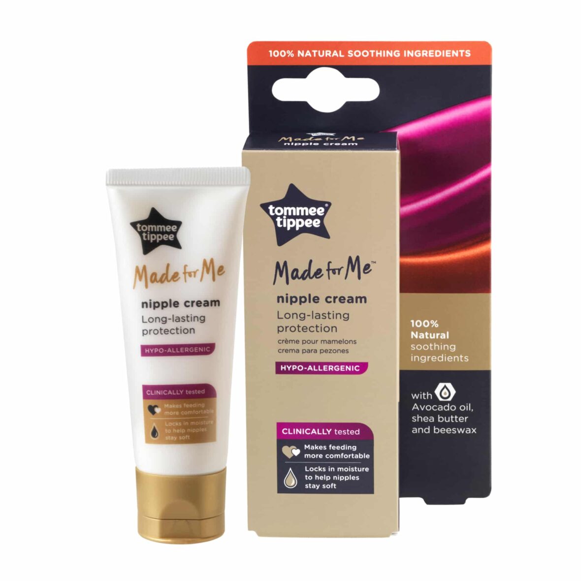 Tommee Tippee Crème apaisante pour l&rsquo;allaitement 100% naturelle 40ml