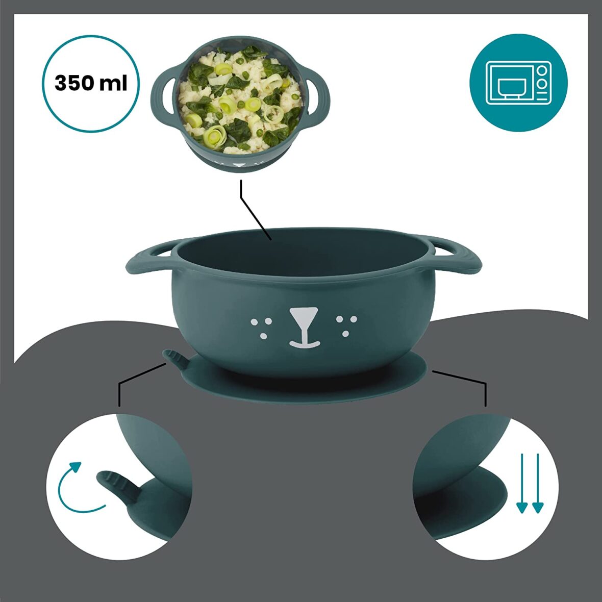 Babymoov Bol + cuillère Tast Isy Chien 3 – bebemaman.ma