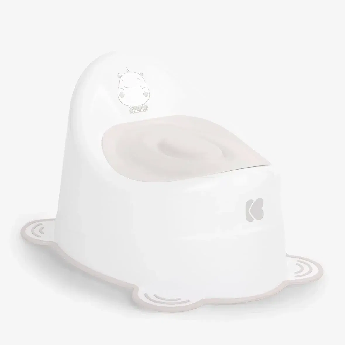 KikkaBoo Pot Anti-Dérapant Hippo Beige